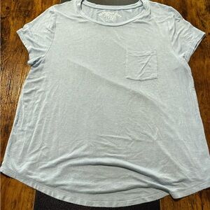 Aeropostale Light Blue Short Sleeve Tee